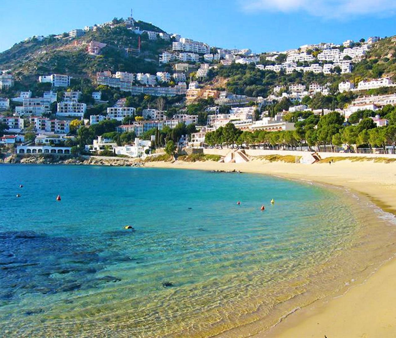 Splendido Studio, Vista Mare, A 5Mn Dalla Spiaggia - Casa Artevida Roses Eksteriør billede